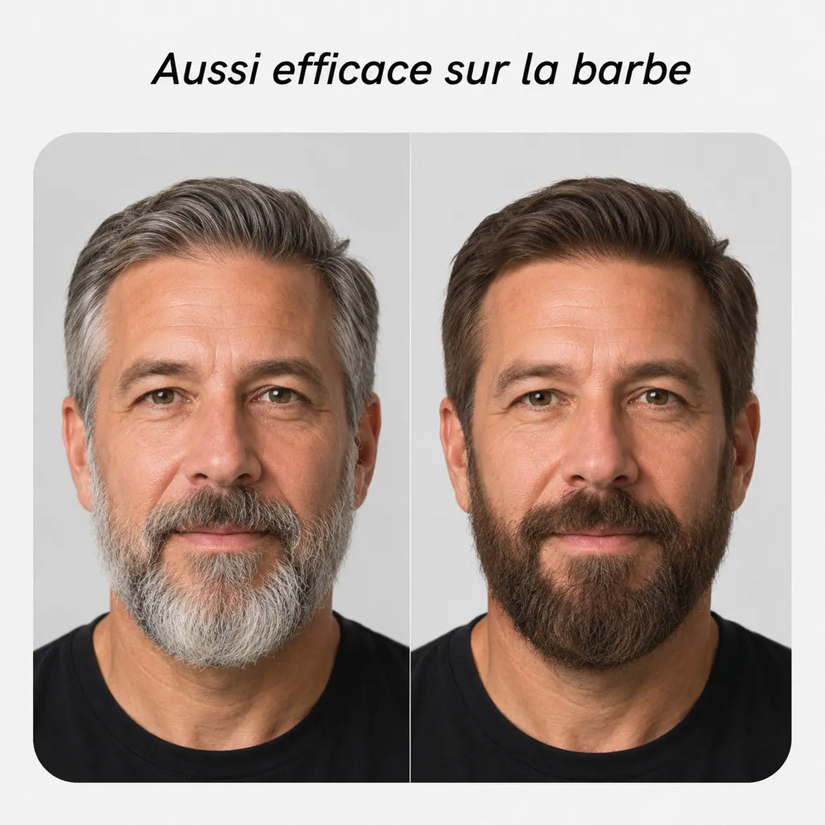 Résultat sur barbe #Couleur_Brun